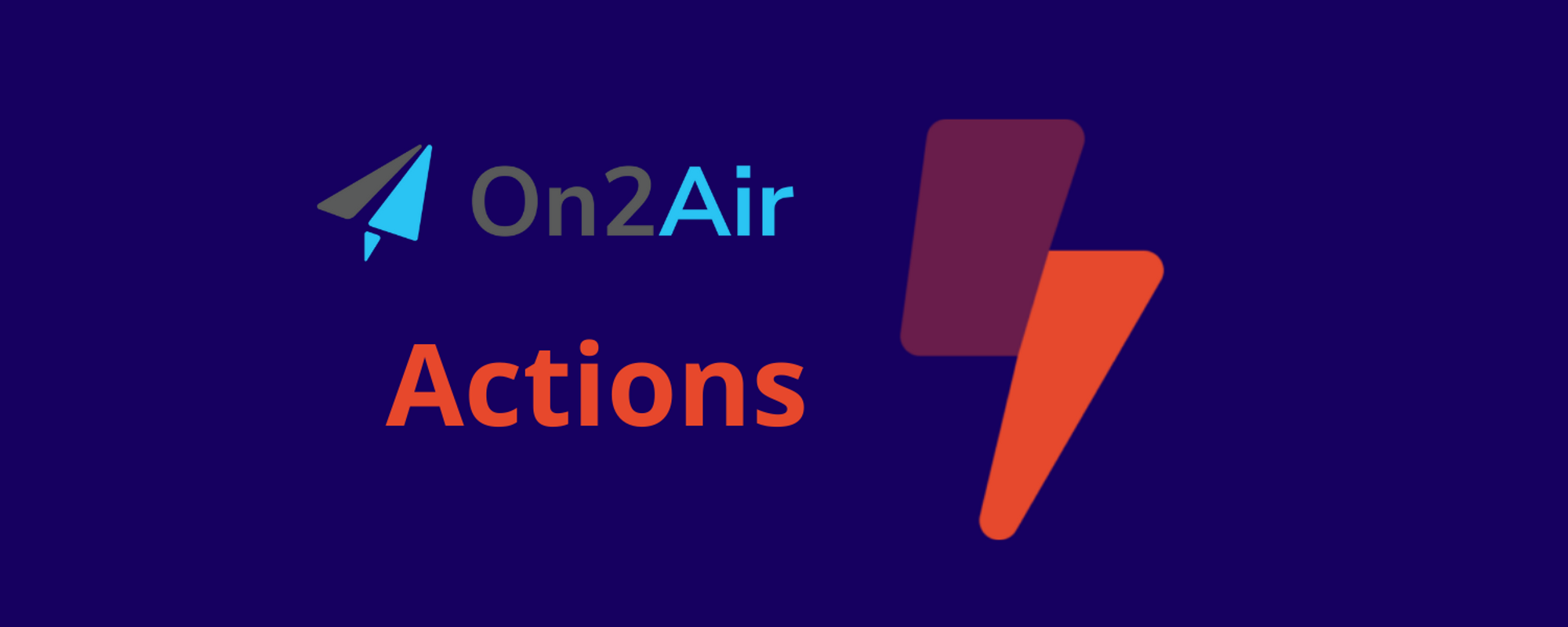 FAQ: On2Air Actions