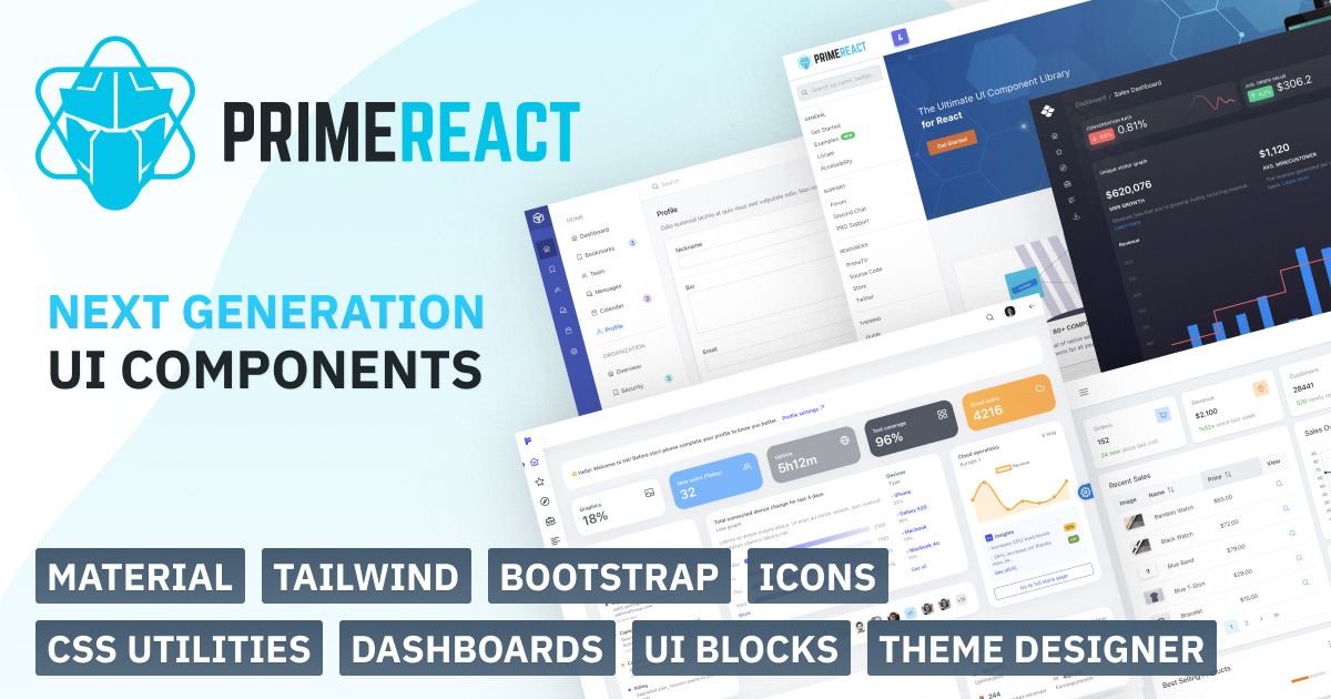 PrimeReact | React UI Component Library