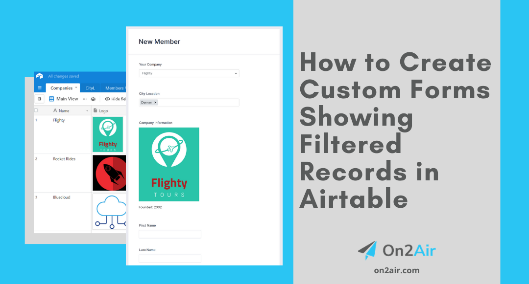 How to Display Data From Your Airtable Records on Your Forms