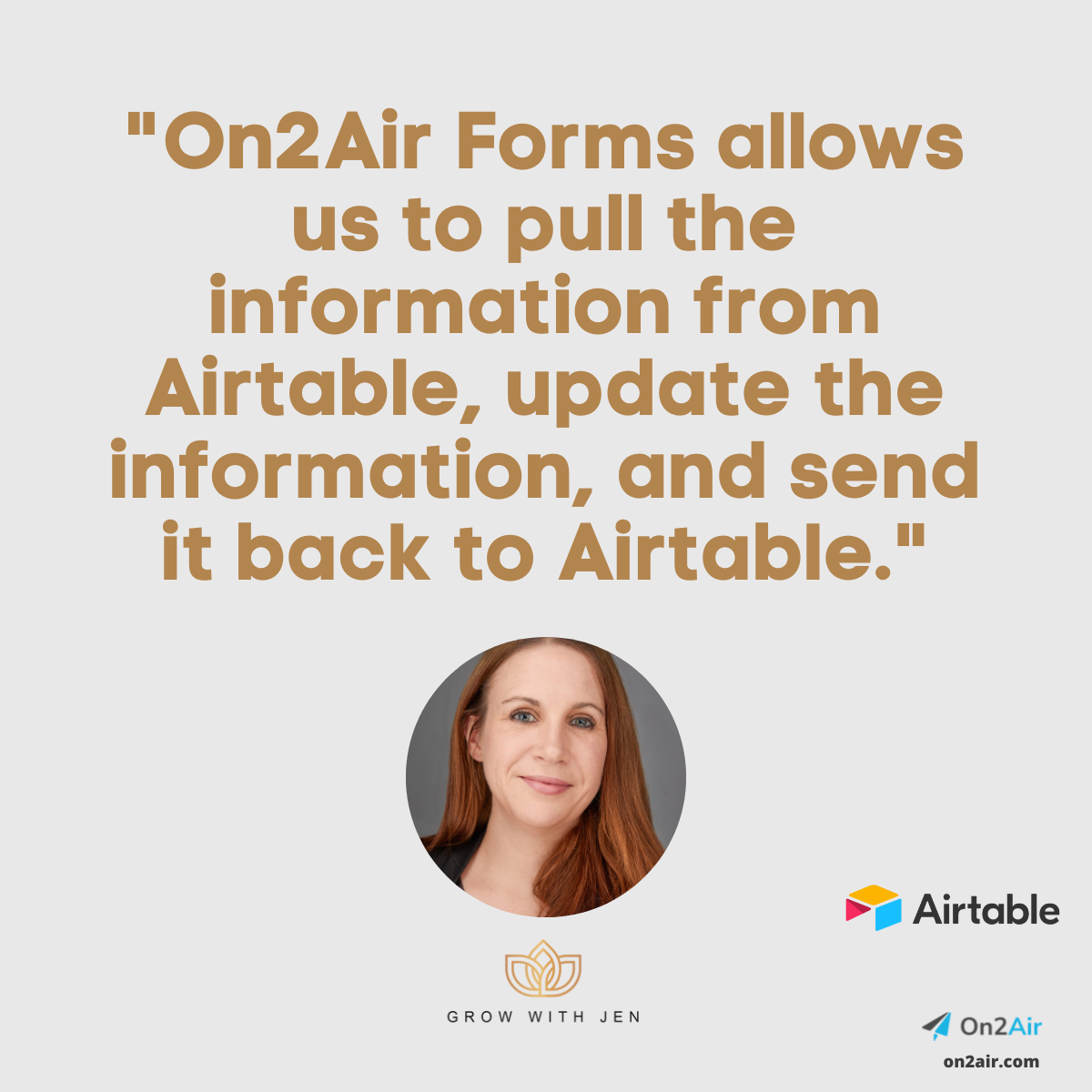 Grow with Jen forms ads