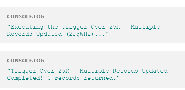 Trigger over 25K test in Airtable