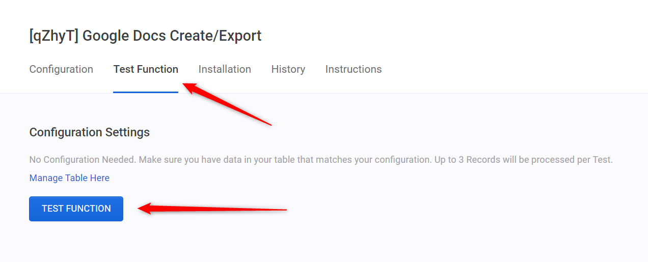 Test function _ on2air docs