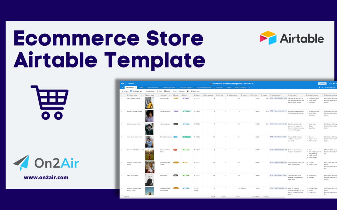 Ecommerce Store Airtable Template