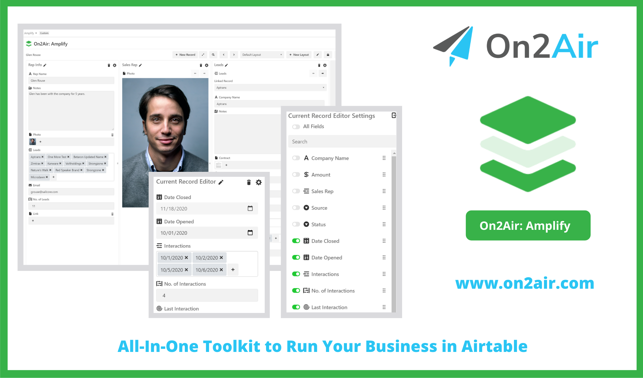 on2air_ amplify - All-In-One Toolkit to Run Your Business in Airtable_v3