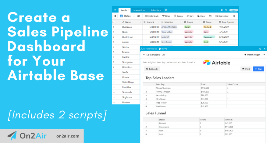 Create a Sales Pipeline Dashboard for Your Airtable Base (1)