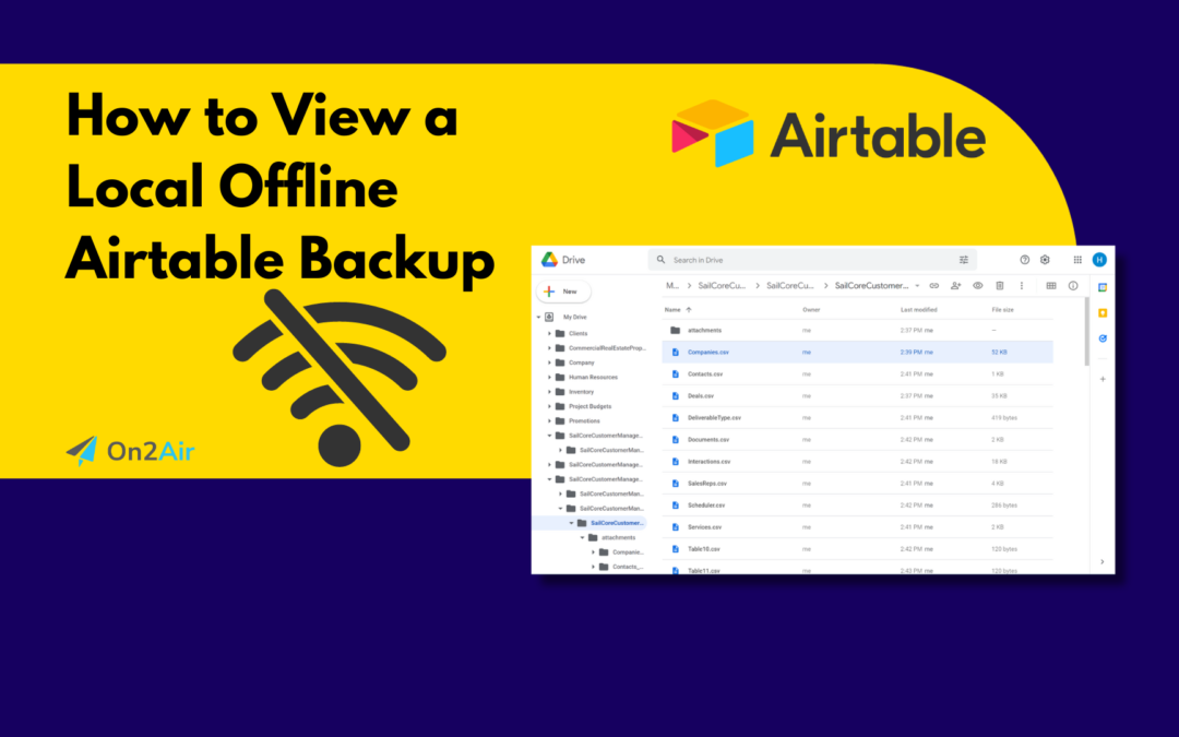 How to Create a Local Offline Airtable Backup