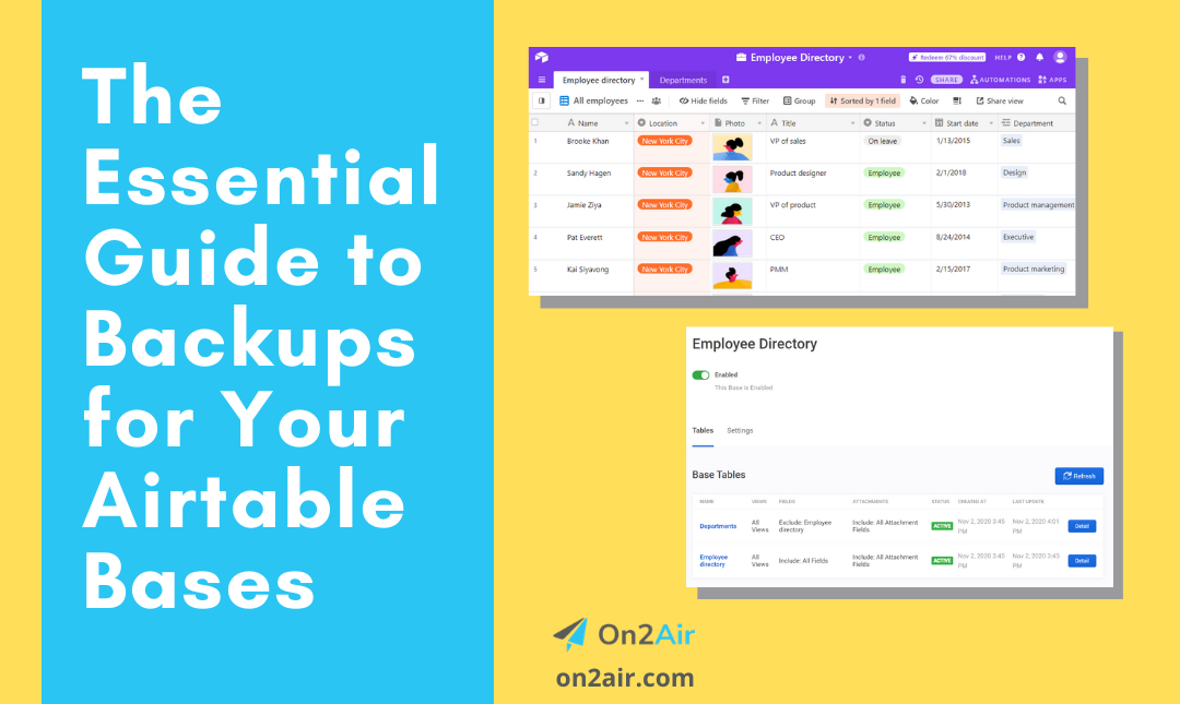 The Essential Guide to Backups for Your Airtable Bases