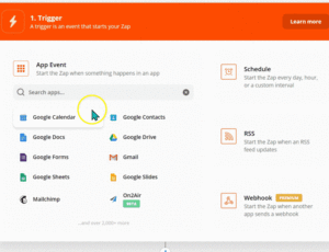 Set up webhook in Zapier - NO TEST trigger