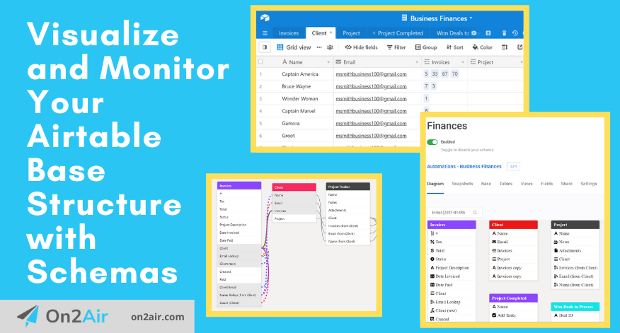 Visualize and Monitor Your Airtable Base Structure with Schemas