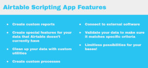 airtable scripting app features