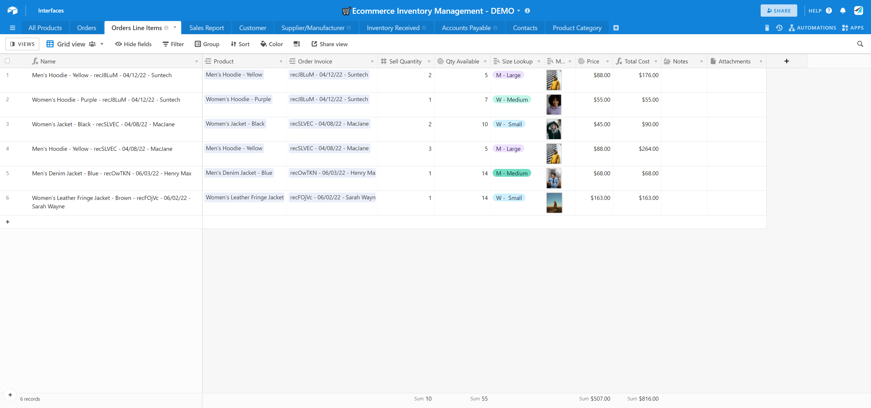 ecommerce_orders_lineitems