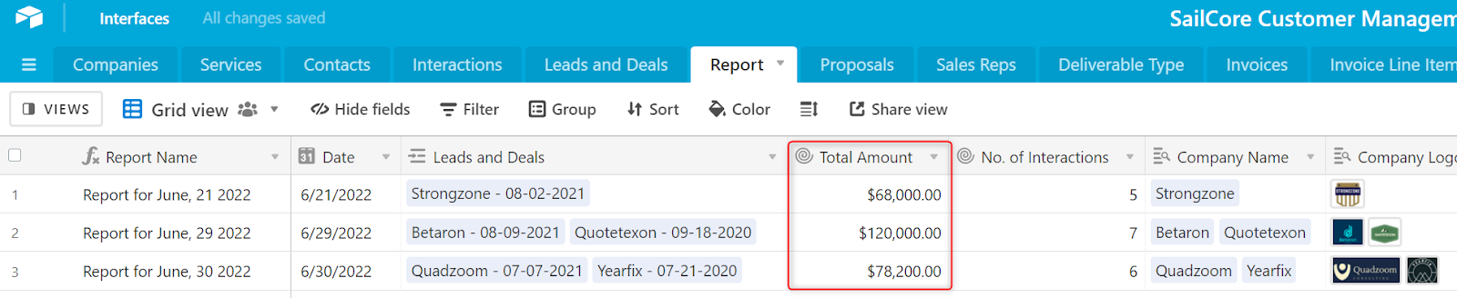 Airtable record automatically calculated with Rollup fields